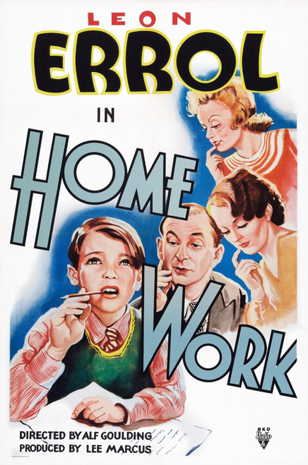 Home Work Us Poster Art Second Left: Leon Errol; Top Right: Barbara Pepper 1935 Movie Poster Masterprint - Item # VAREVCMCDHOWOEC001H
