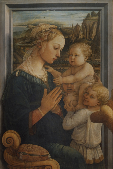 Madonna With Child And Two Angels Poster Print - Item # VAREVCMOND029VJ423H
