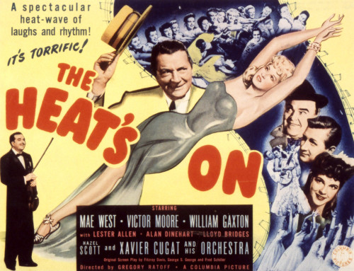 The Heat'S On Mae West Xavier Cugat William Gaxton Victor Moore Lloyd Bridges Mary Roche 1943 Movie Poster Masterprint - Item # VAREVCMSDHEONEC007H