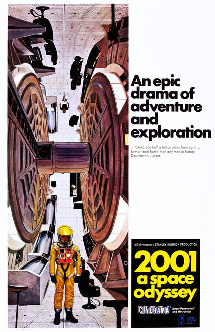 2001: A Space Odyssey Us Poster 1968 Movie Poster Masterprint - Item # VAREVCMSDTWTHEC018H