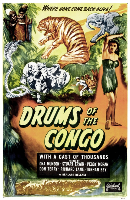 Drums Of The Congo Us Poster Dorothy Dandridge 1942 Movie Poster Masterprint - Item # VAREVCMCDDROFEC026H