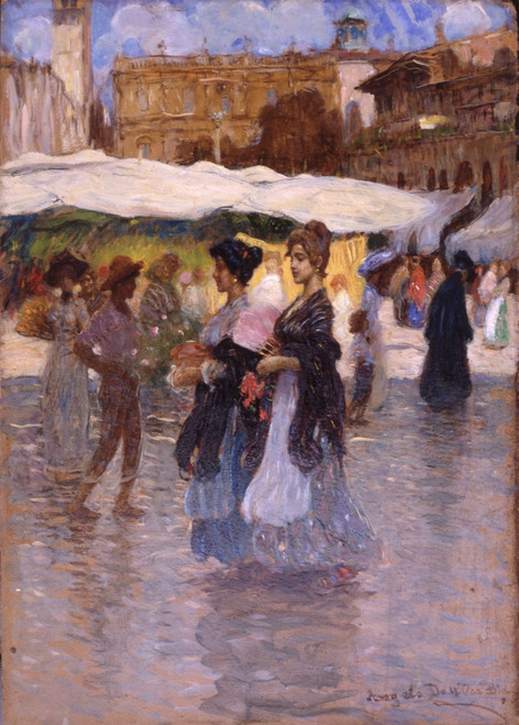 Piazza Erbe Poster Print - Item # VAREVCMOND077VJ253H