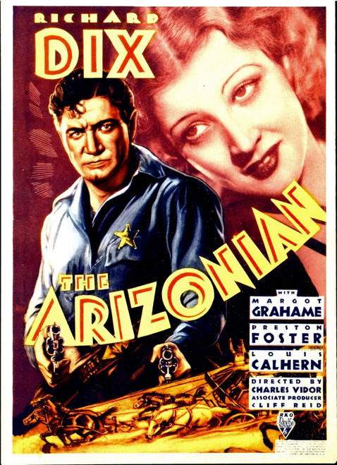 The Arizonian From Left: Richard Dix Margot Grahame On Midget Window Card 1935 Movie Poster Masterprint - Item # VAREVCMCDARIZEC001H
