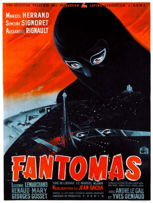 Fantomas French Poster Marcel Herrand 1947 Movie Poster Masterprint - Item # VAREVCMCDFANTEC008H