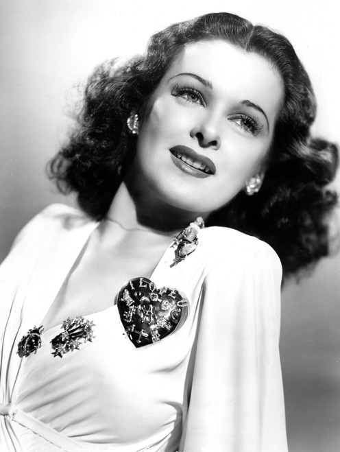 She Knew All The Answers Joan Bennett Wearing An "Love U" Brooch. 1941. Photo Print - Item # VAREVCPBDJOBEEC045H