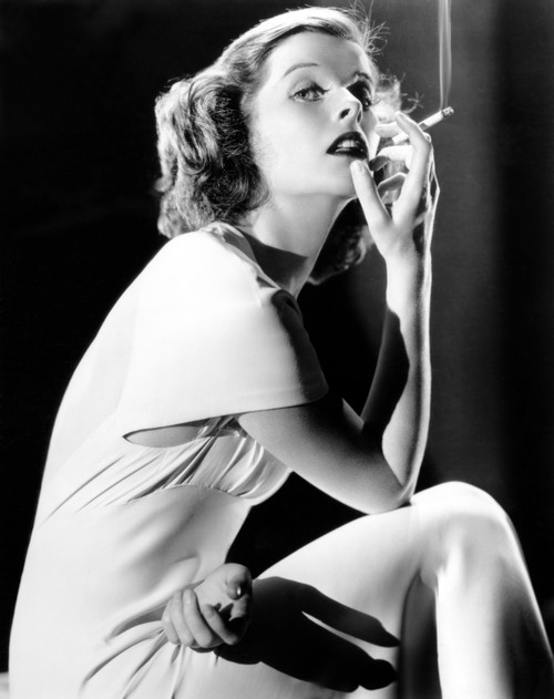 Katharine Hepburn Smoking 1930S. Photo Print - Item # VAREVCPBDKAHEEC136H