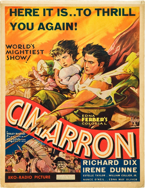 Cimarron L-R: Irene Dunne Richard Dix On Poster Art 1931. Movie Poster Masterprint - Item # VAREVCMCDCIMAEC059H