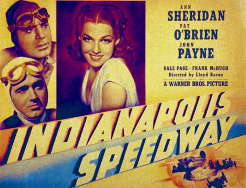 Indianapolis Speedway Pat O'Brien John Payne Ann Sheridan 1939 Movie Poster Masterprint - Item # VAREVCMSDINSPEC002H