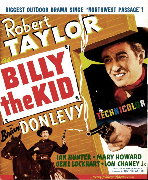 Billy The Kid Us Poster Robert Taylor 1941 Movie Poster Masterprint - Item # VAREVCMCDBITHEC029H
