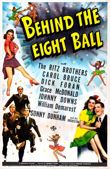 Behind The Eight Ball Us Poster Bottom Right From Left: Carol Bruce Dick Foran 1942 Movie Poster Masterprint - Item # VAREVCMCDBETHEC253H