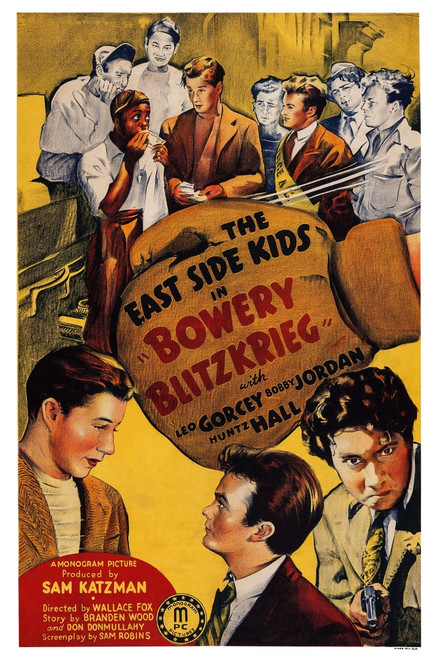 Bowery Blitzkrieg Us Poster Art Bottom From Left: Huntz Hall Leo Gorcey Bobby Stone 1941 Movie Poster Masterprint - Item # VAREVCMCDBOBLEC003H