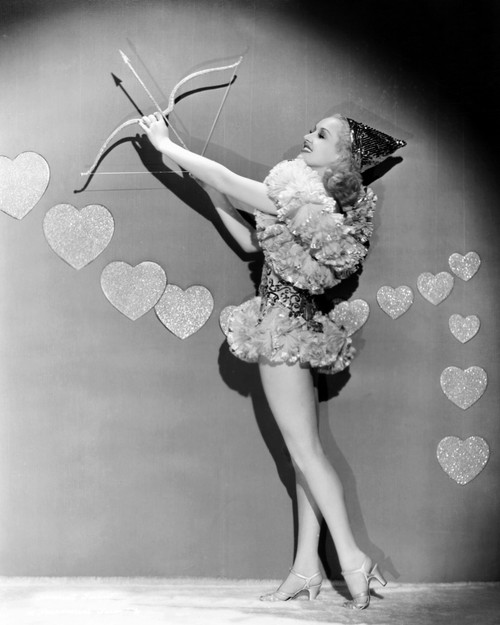 Betty Grable Wishing Her Fans A Happy Valentine'S Day Ca. Late 1930S Photo Print - Item # VAREVCPBDBEGREC145H