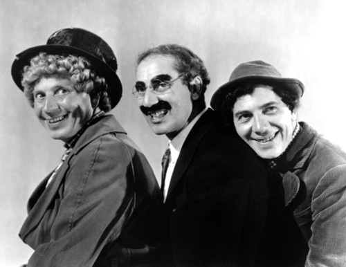 At The Circus From Left: Harpo Marx Groucho Marx Chico Marx 1939 Photo Print - Item # VAREVCMCDATTHEC015H