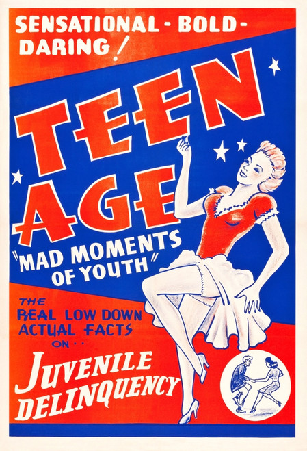 Teen Age Us Poster Art 1944 Movie Poster Masterprint - Item # VAREVCM2DTEAGEC001H
