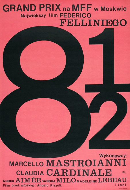 8 1/2 Polish Poster 1963 Movie Poster Masterprint - Item # VAREVCMCDEIANEC039H