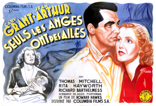 Only Angels Have Wings Cary Grant Jean Arthur 1939 Movie Poster Masterprint - Item # VAREVCMCDONANEC068H