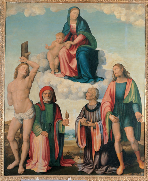 Madonna And Saints Poster Print - Item # VAREVCMOND027VJ187H