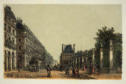 Gravure / Paris En 1874 : La Rue De Rivoli / Coll. Part.C19465 / Gravure / Paris En 1874 : La Rue De Rivoli / Coll. Part.
 Poster Print - Item # VAREVCCRLA003YF751H