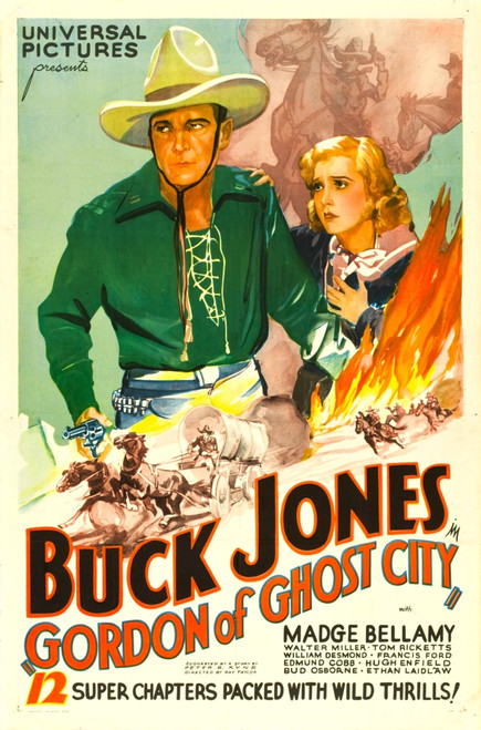 Gordon Of Ghost City Buck Jones Madge Bellamy 1933 Movie Poster Masterprint - Item # VAREVCMMDGOOFEC001H
