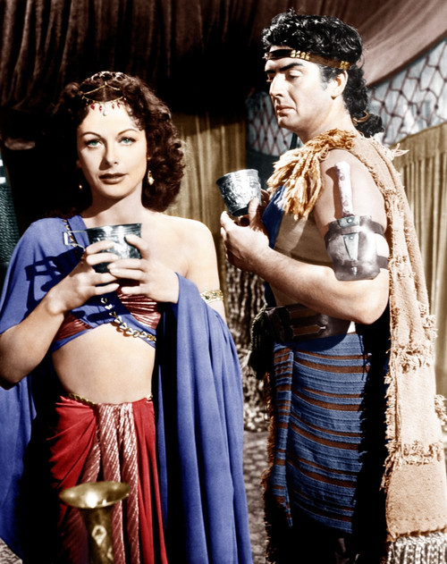 Samson And Delilah From Left: Hedy Lamarr Victor Mature 1949 Photo Print - Item # VAREVCM8DSAANEC025H