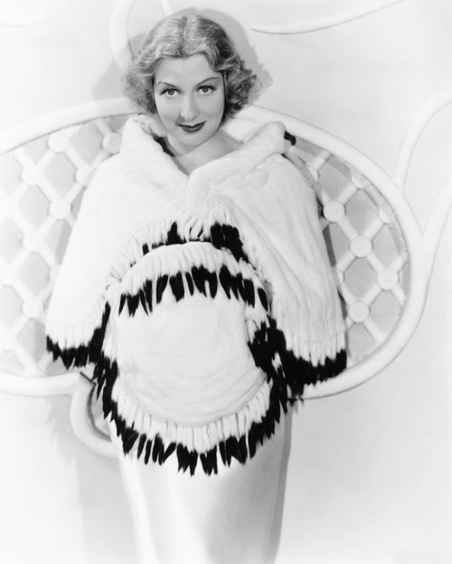 Gertrude Michael In Furs Designed By Willard George 1934 Photo Print - Item # VAREVCPBDGEMIEC013H