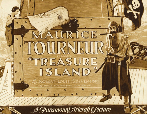 Treasure Island L-R: Shirley Mason Charles Ogle On Title Lobbycard 1920. Movie Poster Masterprint - Item # VAREVCMCDTRISEC020H