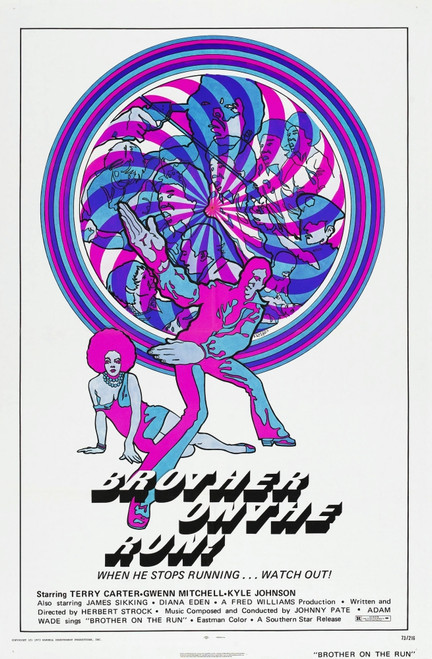 Brother On The Run U.S. Poster 1973 Movie Poster Masterprint - Item # VAREVCMSDBRONEC018H