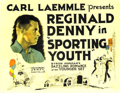 Sporting Youth Reginald Denny On Poster Art 1924 Movie Poster Masterprint - Item # VAREVCMCDSPYOEC001H