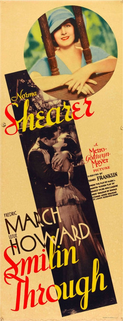 Smilin' Through Top: Norma Shearer Bottom From Left: Fredric March Norma Shearer On Insert Poster 1932. Movie Poster Masterprint - Item # VAREVCMCDSMTHEC008H