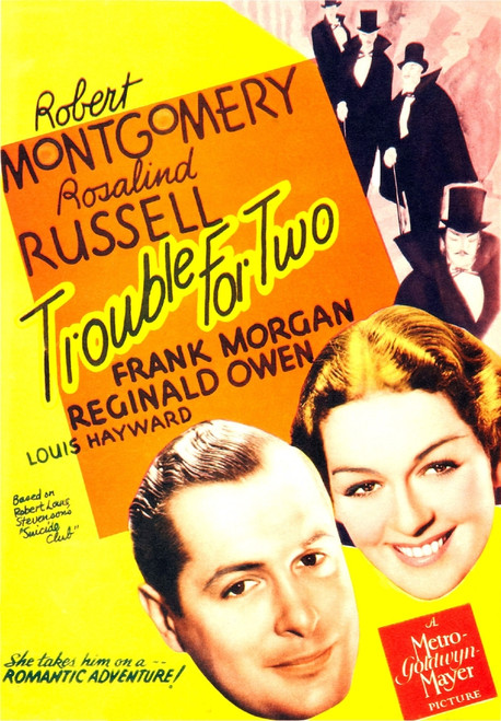 Trouble For Two Us Poster Art From Left: Robert Montgomery Rosalind Russell 1936 Movie Poster Masterprint - Item # VAREVCMCDTRFOEC001H