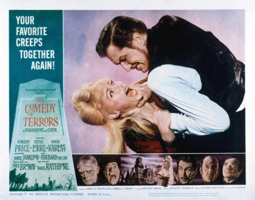 The Comedy Of Terrors Joyce Jameson Vincent Price 1963 Movie Poster Masterprint - Item # VAREVCMSDCOOFEC030H