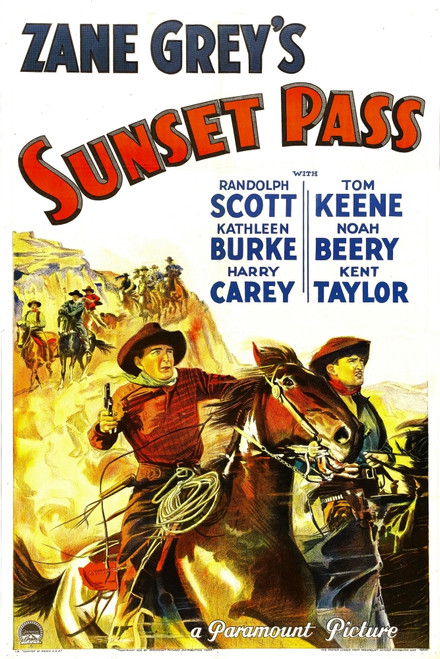 Sunset Pass 1933. Movie Poster Masterprint - Item # VAREVCMCDSUPAEC015H