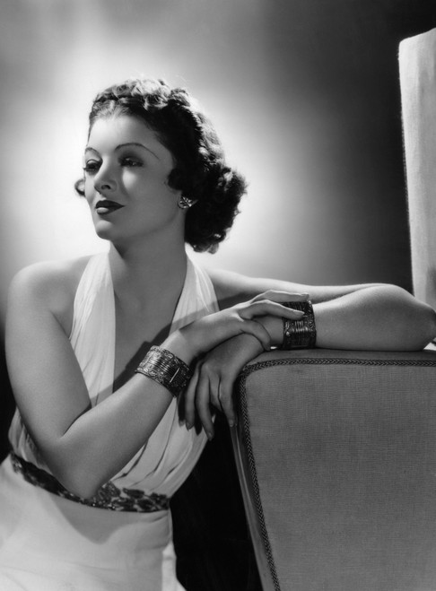 Myrna Loy Mgm Portrait By Clarence Sinclair Bull Ca. 1936 Photo Print - Item # VAREVCPBDMYLOEC093H