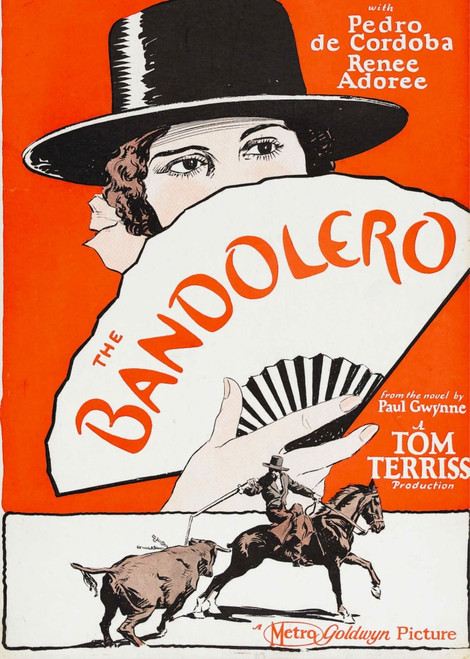 The Bandolero Renee Adoree Holding A Fan 1924. Movie Poster Masterprint - Item # VAREVCMCDBANDEC101H