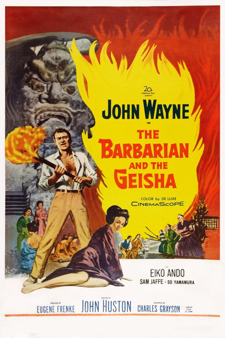 The Barbarian And The Geisha From Left: John Wayne Eiko Ando 1958 Tm And Copyright ??20Th Century Fox Film Corp. All Rights Reserved./Courtesy Everett Collection Movie Poster Masterprint - Item # VAREVCMMDBAANFE001H
