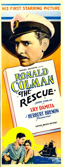 The Rescue Top: Ronald Colman Bottom From Left: Ronald Colman Lili Damita On Insert Poster 1929. Movie Poster Masterprint - Item # VAREVCMCDRESCEC021H