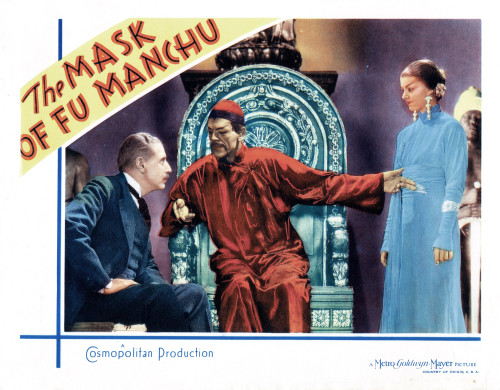 The Mask Of Fu Manchu From Left Lawrence Grant Boris Karloff Myrna Loy 1932 Movie Poster Masterprint - Item # VAREVCMSDMAOFEC020H