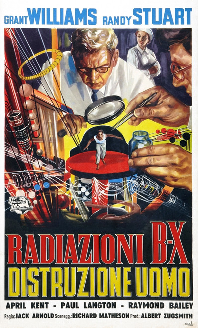 The Incredible Shrinking Man Grant Williams Italian Poster Art 1957 Movie Poster Masterprint - Item # VAREVCMMDINSHEC003H
