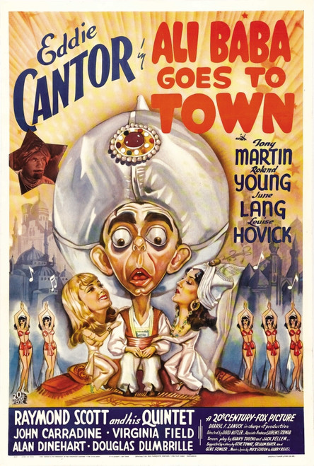 Ali Baba Goes To Town Eddie Cantor 1937 Movie Poster Masterprint - Item # VAREVCMMDALBAEC001H