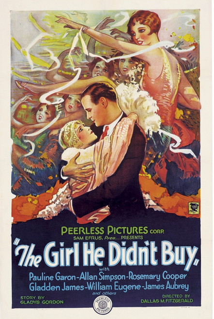 The Girl He Didn'T Buy Center Foreground Left To Right: Pauline Garon Allan Simpson 1928. Movie Poster Masterprint - Item # VAREVCMCDGIHEEC001H