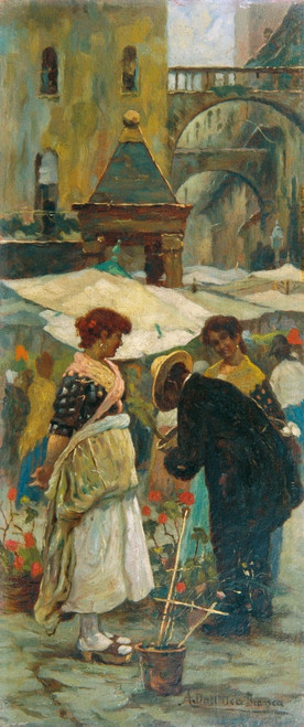 Purchase In Piazza Delle Erbe Poster Print - Item # VAREVCMOND074VJ453H