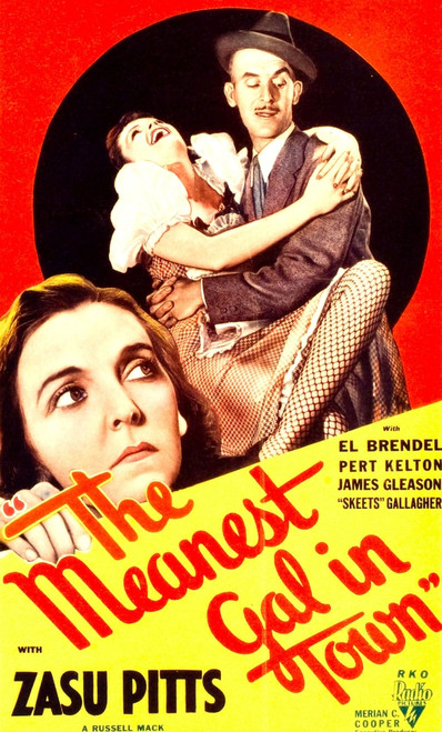 The Meanest Gal In Town From Left: Zasu Pitts James Gleason On Midget Window Card 1934 Movie Poster Masterprint - Item # VAREVCMCDMEGAEC001H