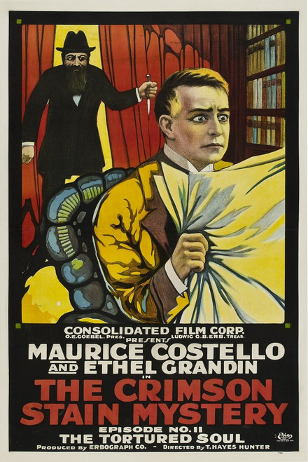 The Crimson Stain Mystery 'Episode No. 11: The Tortured Soul' 1916. Movie Poster Masterprint - Item # VAREVCMMDCRSTEC001H