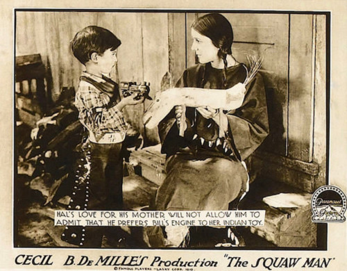 The Squaw Man L-R: Pat Moore Ann Little On Lobbycard 1918 Movie Poster Masterprint - Item # VAREVCMCDSQMAEC005H