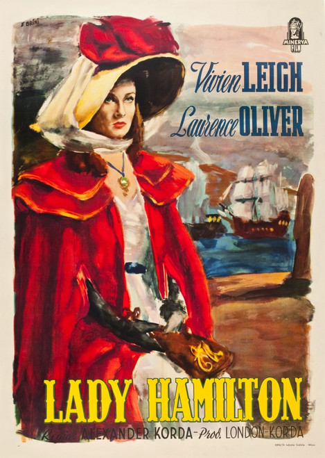 That Hamilton Woman Vivien Leigh On Italian Poster Art 1941. Movie Poster Masterprint - Item # VAREVCMCDTHHAEC007H