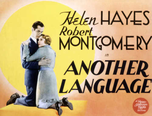 Another Language Robert Montgomery Helen Hayes 1933 Movie Poster Masterprint - Item # VAREVCMSDANLAEC003H