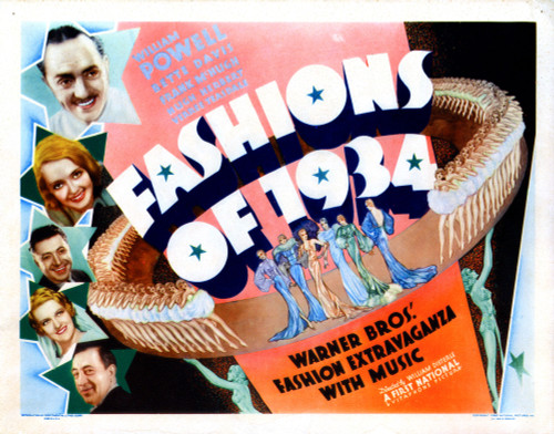Fashions Of 1934 William Powell Bette Davis Frank Mchugh Verree Teasdale Hugh Herbert 1934 Movie Poster Masterprint - Item # VAREVCMSDFAOFEC087H
