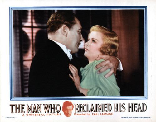 The Man Who Reclaimed His Head Movie Poster Masterprint - Item # VAREVCMCDMAWHEC130