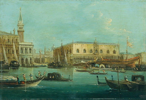 The Bucintoro In Front Of Palazzo Ducale Poster Print - Item # VAREVCMOND075VJ423H