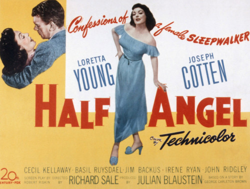 Half Angel Joseph Cotten Loretta Young 1951 Tm And Copyright ??20Th Century-Fox Film Corp. All Rights Reserved / Courtesy: Everett Collection Movie Poster Masterprint - Item # VAREVCMSDHAANFE003H